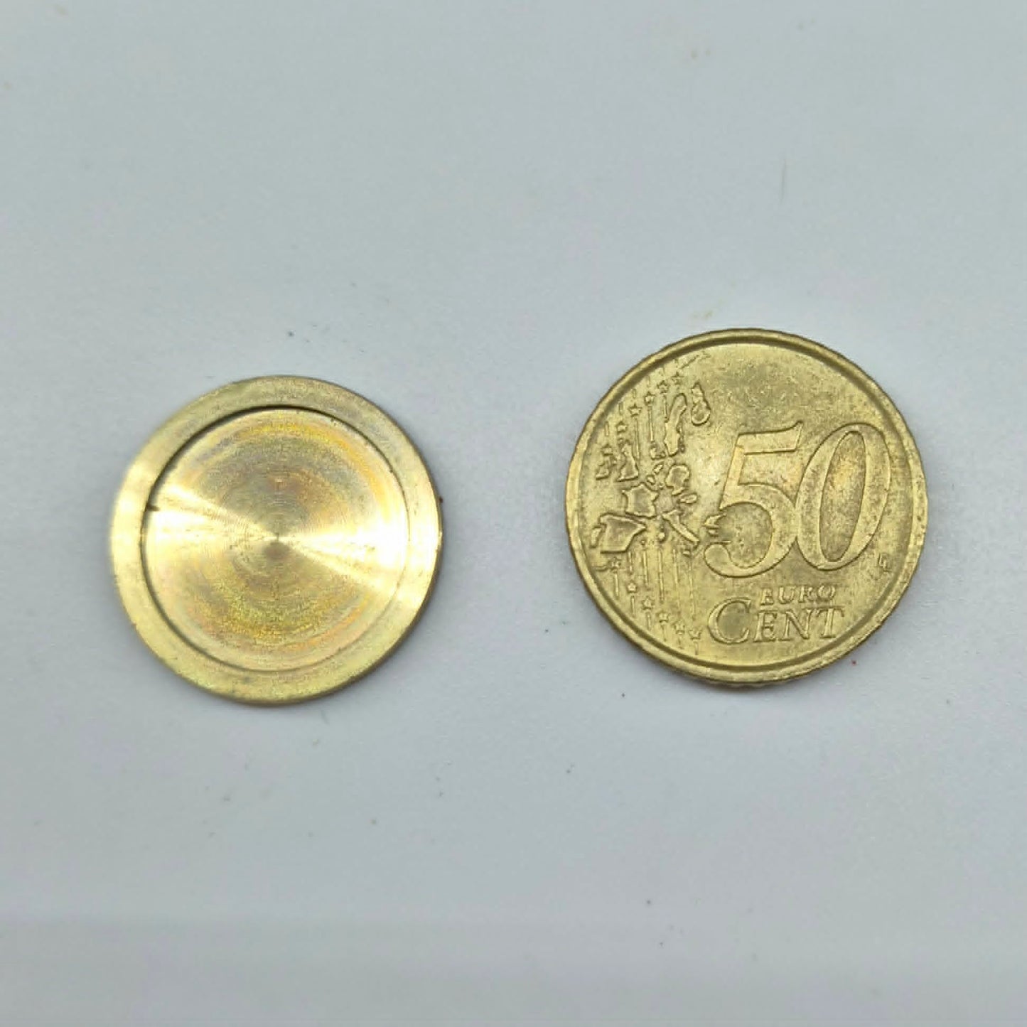 50 Cent Euro Hollow Spy Coin