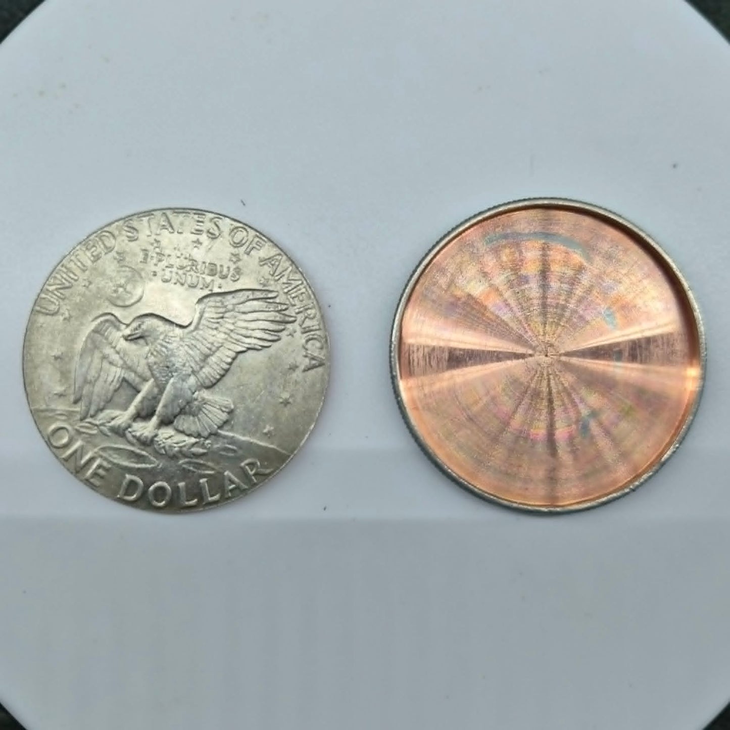 Eisenhower Dollar Hollow Spy Coin