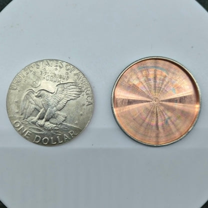 Eisenhower Dollar Hollow Spy Coin