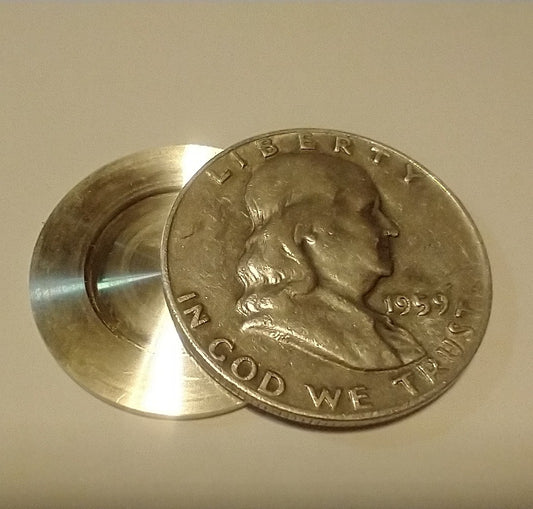 Franklin Silver Half Dollar Hollow Spy Coin