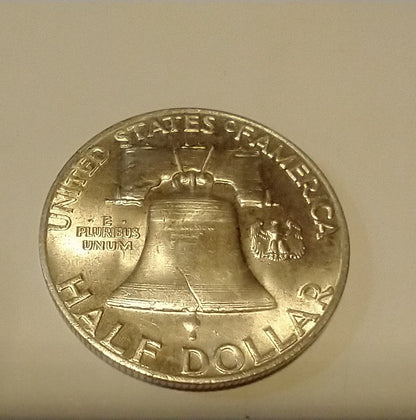 Franklin Silver Half Dollar Hollow Spy Coin