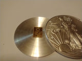 American Silver Eagle Spy Coin Plus 1Gram Valcambi Suisse Gold Concealment