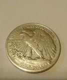 Walking Liberty Silver Hollow Half Dollar Spy Coin