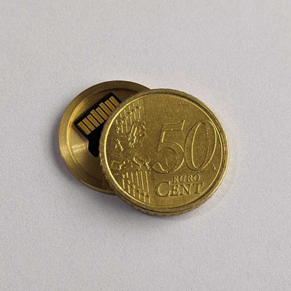 50 Cent Euro Hollow Spy Coin